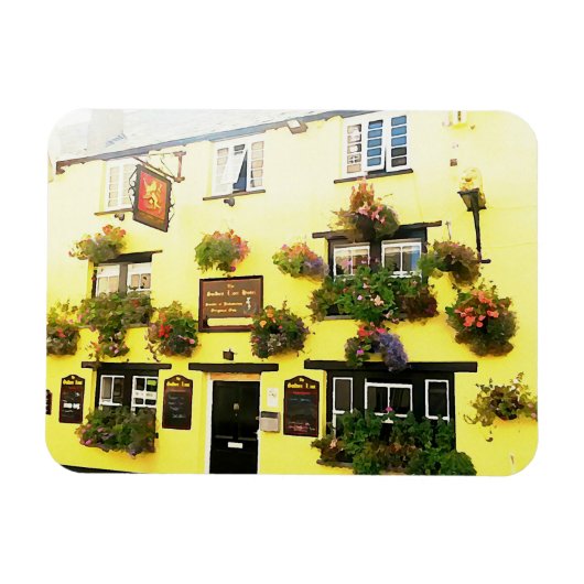 Magnet Flexible Golden Lion Hotel Padstow Cornwall Angleterre (Horizontal)