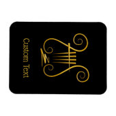Magnet Flexible Golden lyre (Horizontal)