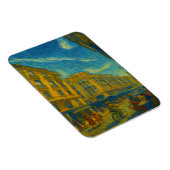 Magnet Flexible Golden Mediterranean City Vibes – Vibrant Urban Ar (Côté Droit)