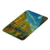 Magnet Flexible Golden Mediterranean City Vibes – Vibrant Urban Ar (Côté Gauche)