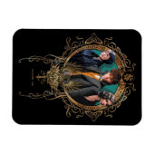 Magnet Flexible Golden Newt, Tina et Leta Art Déco Portrait (Horizontal)
