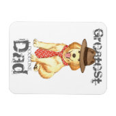 Magnet Flexible Golden Papa (Horizontal)