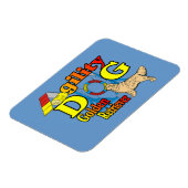 Magnet Flexible Golden Retriever Agilité (Côté Gauche)