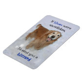 Magnet Flexible Golden Retriever Snowflers Kisses (Côté Gauche)