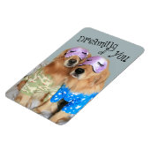 Magnet Flexible Golden Retriever vous rêve (Côté Gauche)