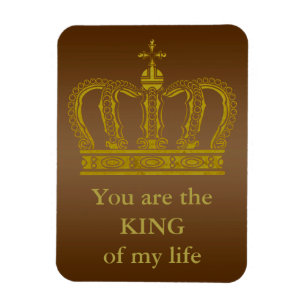 Magnet Flexible Golden Royal Crown + votre backgr. & idées