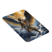 Magnet Flexible Golden Warrior of Heaven Archangel Michael (Côté Droit)