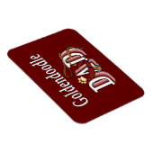 Magnet Flexible Goldendoodle Papa (Côté Droit)