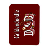 Magnet Flexible Goldendoodle Papa (Vertical)