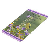 Magnet Flexible Goldfinch Spring Garden Wedding (Côté Gauche)