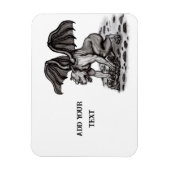 Magnet Flexible Golem Gargoyle (Vertical)