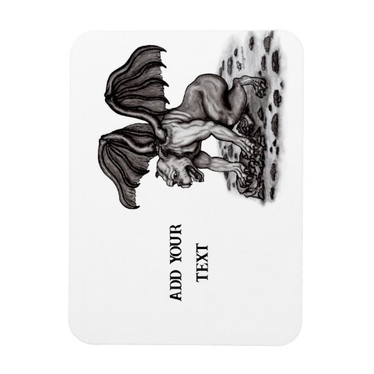 Magnet Flexible Golem Gargoyle (Vertical)