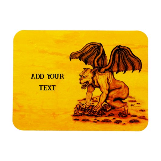 Magnet Flexible Golem Gargoyle (Horizontal)