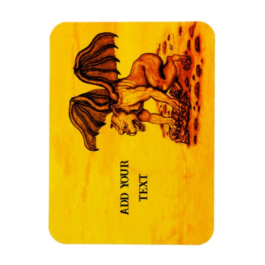 Magnet Flexible Golem Gargoyle (Vertical)