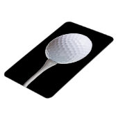 Magnet Flexible Golf Ball & Tee on Black - Modèle Customisé (Côté Gauche)