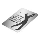 Magnet Flexible Golf Trou en un Commémoration personnalisable (Côté Gauche)