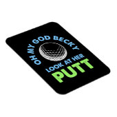 Magnet Flexible Golfer Oh Mon Dieu (Côté Droit)