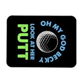 Magnet Flexible Golfer Oh Mon Dieu (Horizontal)