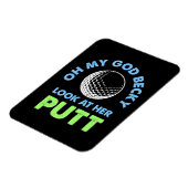Magnet Flexible Golfer Oh Mon Dieu (Côté Gauche)