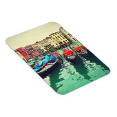 Magnet Flexible Gondolas Sur Grand Canal, Venise, Italie. Retro (Côté Droit)