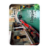 Magnet Flexible Gondolas Sur Un Petit Canal À Venise (Vertical)