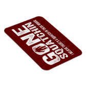 Magnet Flexible Gone Squatchin (Distressed Squatin) Squatch dans c (Côté Droit)