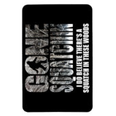 Magnet Flexible Gone Squatchine **Special Winter Edition** (Vertical)