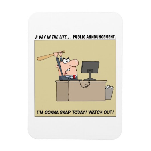 Magnet Flexible Gonna Snap (Travailleur en colère) (Vertical)