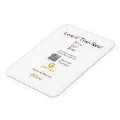 Magnet Flexible Google évaluez notre avis commande achat entrepris (Côté Gauche)