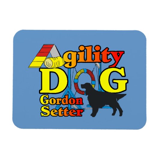Magnet Flexible Gordon Setter Agilité (Horizontal)