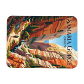 Magnet Flexible Gorge de Samarie Grèce (Horizontal)