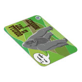 Magnet Flexible Gorilla n'est pas un singe (Côté Droit)