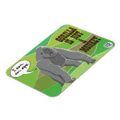 Magnet Flexible Gorilla n'est pas un singe (Côté Gauche)
