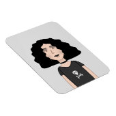 Magnet Flexible Goth girl (Côté Droit)