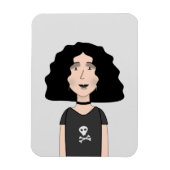 Magnet Flexible Goth girl (Vertical)