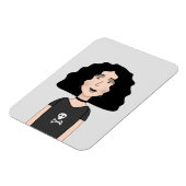 Magnet Flexible Goth girl (Côté Gauche)