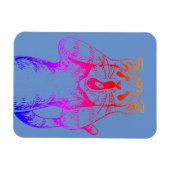 MAGNET FLEXIBLE GOTH HORROR CAT DRAMA, QUELQU'UN A DÉMÉNAGÉ LITTER (Horizontal)