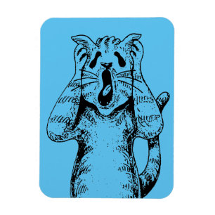 MAGNET FLEXIBLE GOTH HORROR CAT DRAMA, QUELQU'UN A DÉMÉNAGÉ LITTER