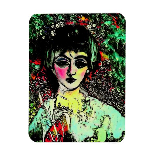 Magnet Flexible Gothic Beauty Portrait  (Vertical)