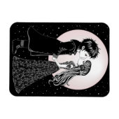 Magnet Flexible Gothique Emo Enfants Kiss Valentine's Day (Horizontal)