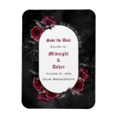 Magnet Flexible Gothique Noir Jusqu'À La Mort Do Us Part Enregistr (Vertical)