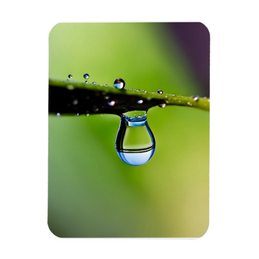 Magnet Flexible Gouttes d'eau de macro (Vertical)