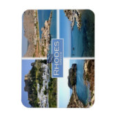 Magnet Flexible GR Grèce - Rhodes - Kolymbia le port - (Vertical)