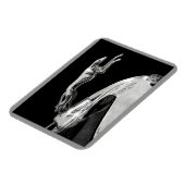 Magnet Flexible "Grâce chromée" - Aimant gris (Côté Gauche)