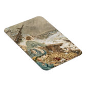 Magnet Flexible Grace Darling and her father saving the shipwrecke (Côté Droit)