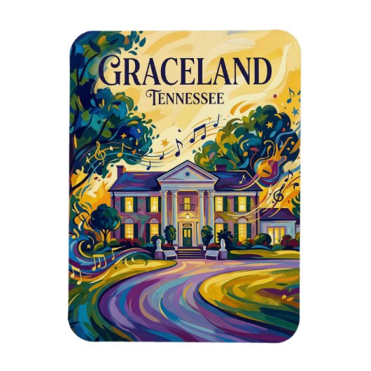 Magnet Flexible Graceland Tennessee (Vertical)