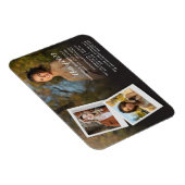 Magnet Flexible Grad 2023 Photo Collage Graduation Party Invitatio (Côté Droit)