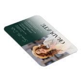 Magnet Flexible Grad 2023 Photo Graduation Enregistrer la date (Côté Droit)