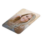 Magnet Flexible Grad Photo 2025 Enregistrer la date Graduation (Côté Gauche)