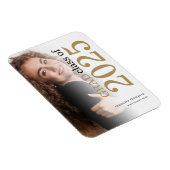 Magnet Flexible Grad Photo Gold Noir 2023 Faire-part de graduation (Côté Droit)